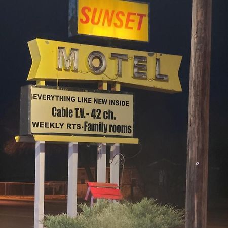 Sunset Motel Santa Rosa, Nm Kültér fotó